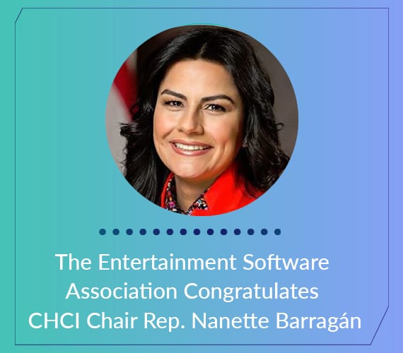 The Entertainment Software Association Congratulates CHCI Chair Rep